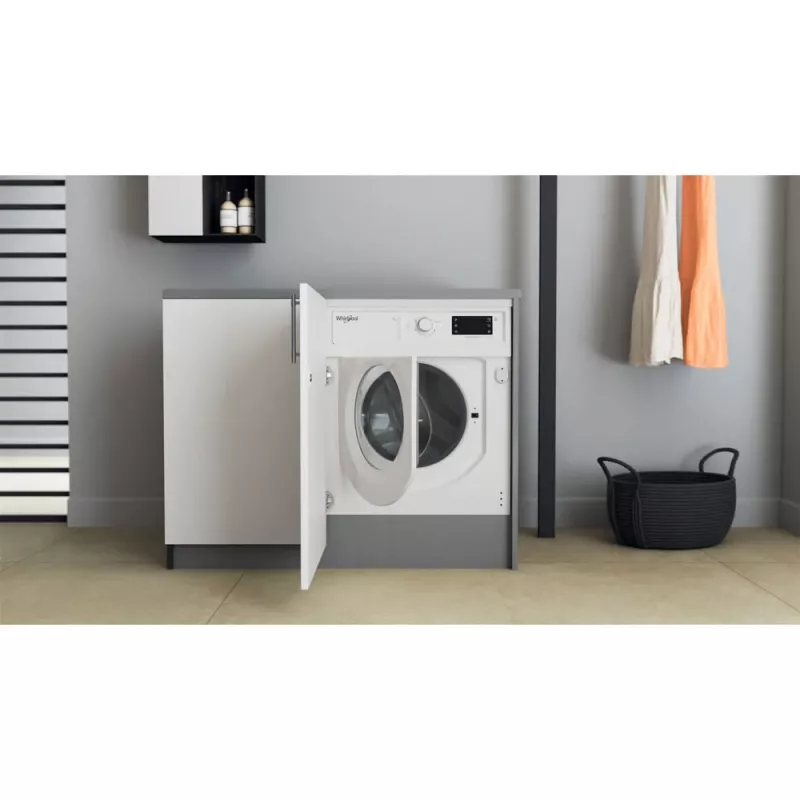 Whirlpool BI WMWG 71483E EU N veļas mašīna, priekšējā ielāde, 7 kg, 1351 apgr./min, balta