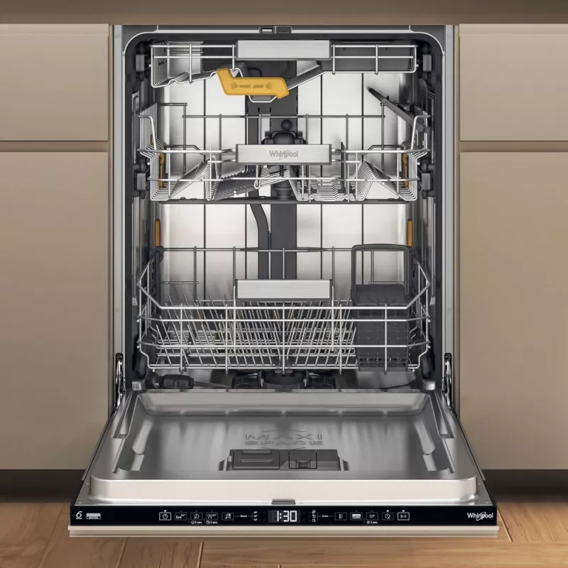 Whirlpool MaxiSpace W8I HT58 T Pilnībā iebūvējama trauku mazgājamā mašīna 14 komplekti