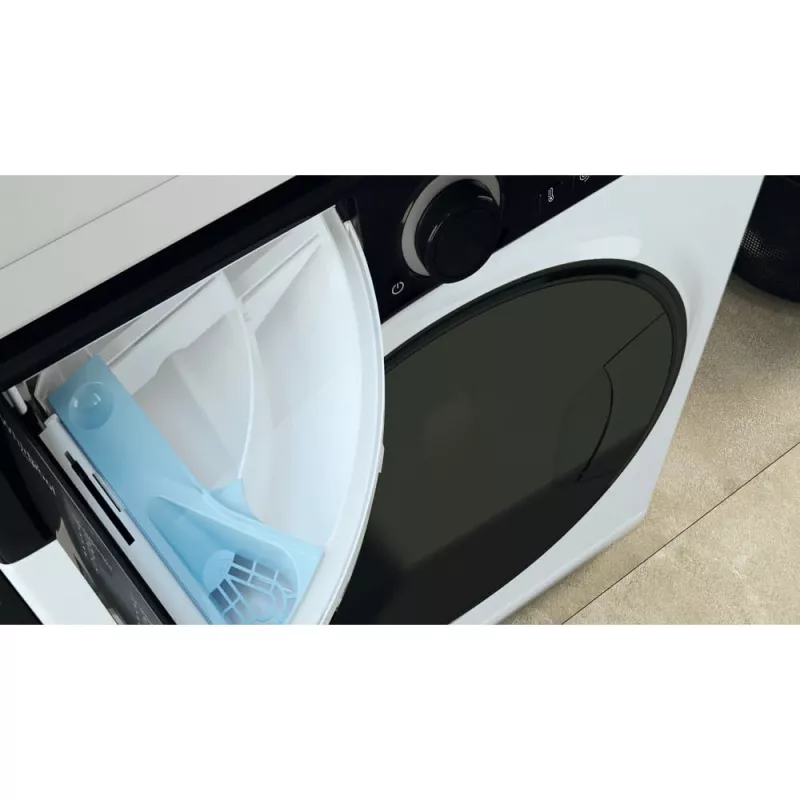 Veļas mazgājamā mašīna Whirlpool WRSB 7259 D EU, priekšējā ielāde, 7 kg, 1151 RPM, melna, balta