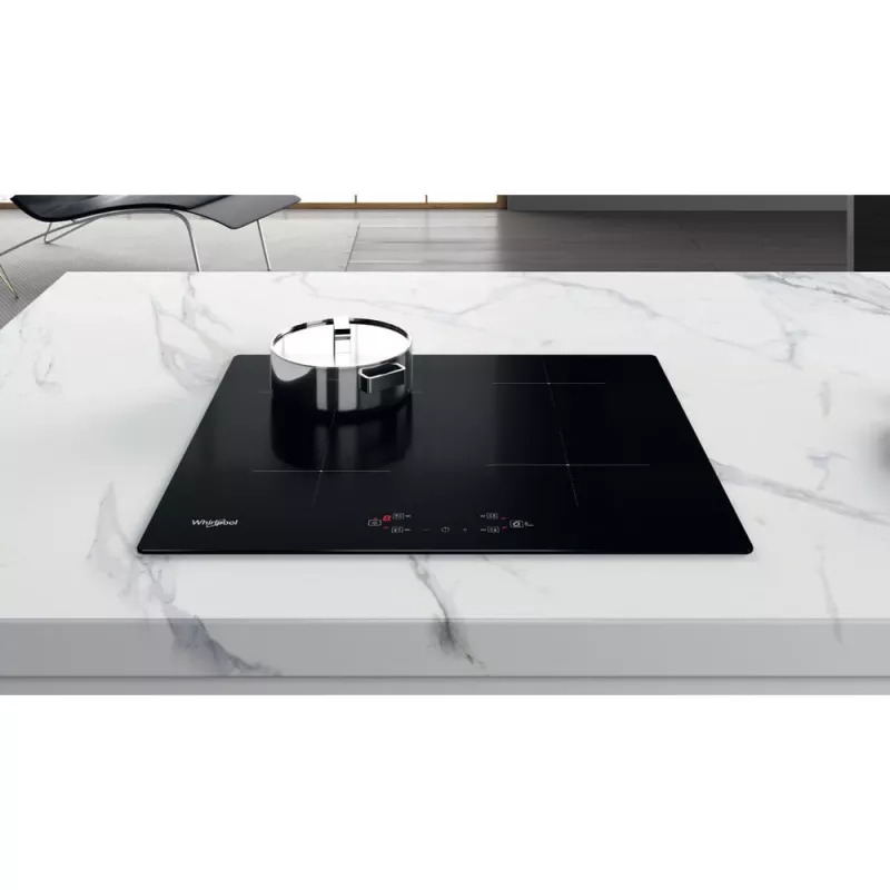 Whirlpool WS Q2160 NE Melns Iebūvējama 59 cm Indukcijas plīts virsma 4 zonām