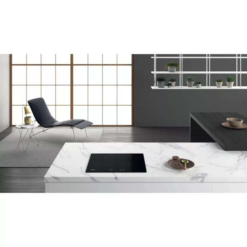 Whirlpool WS Q2160 NE Melns Iebūvējama 59 cm Indukcijas plīts virsma 4 zonām