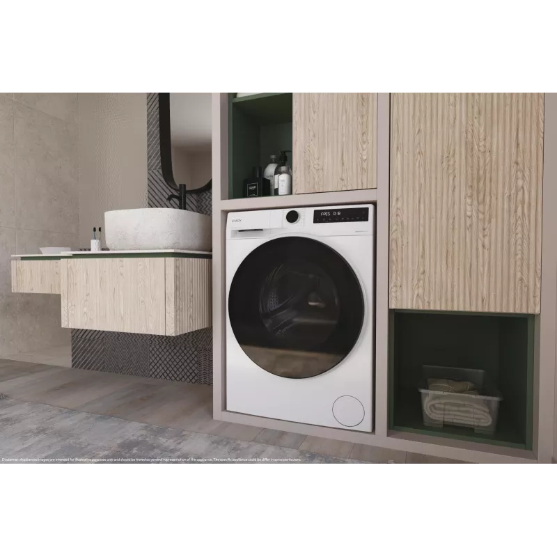 Candy BP 410BL8-S veļas mazgājamā mašīna Priekšējā ielāde 10 kg 1400 RPM Balta