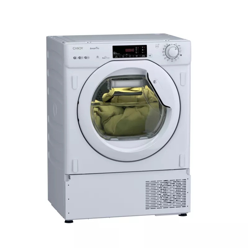 Candy BCTD H7A2TE-S iebūvējamais veļas žāvētājs ar siltumsūkni, priekšējā ielāde, 7 kg