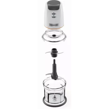 Mini kapāmais Kenwood EasyChop CHP61 500W, kompakts virtuves kombains smalcināšanai, blendēšanai un biezenēšanai