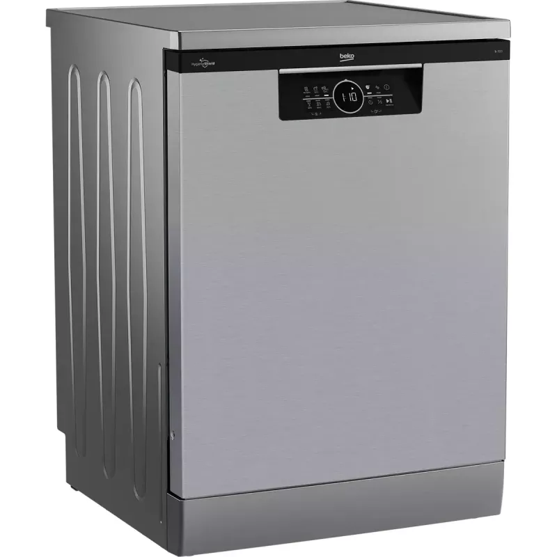Brīvi stāvoša trauku mazgājamā mašīna BEKO BDFN26530X, pilna izmēra 60 cm, 15 komplekti, 44 dB, 6 programmas