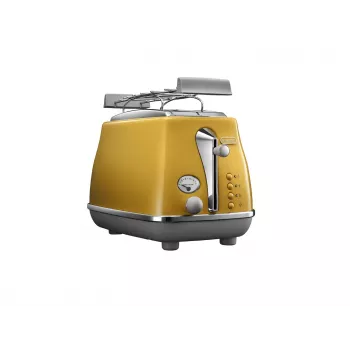 De’Longhi Icona Capitals 2 šķēles 900 W Dzeltena