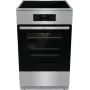 Gorenje 740742 Brīvi stāvoša plīts ar indukcijas virsmu, melna/nerūsējošais tērauds