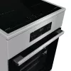 Gorenje 740742 Brīvi stāvoša plīts ar indukcijas virsmu, melna/nerūsējošais tērauds