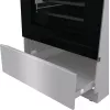 Gorenje 740742 Brīvi stāvoša plīts ar indukcijas virsmu, melna/nerūsējošais tērauds