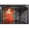 Gorenje 740742 Brīvi stāvoša plīts ar indukcijas virsmu, melna/nerūsējošais tērauds