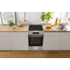 Gorenje 740742 Brīvi stāvoša plīts ar indukcijas virsmu, melna/nerūsējošais tērauds