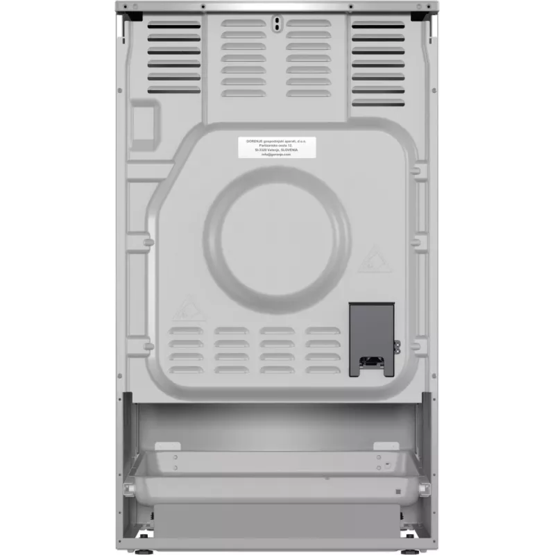 Gorenje 740742 Brīvi stāvoša plīts ar indukcijas virsmu, melna/nerūsējošais tērauds
