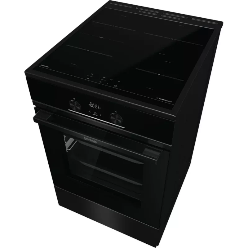 Gorenje GEIT5C60BPG Brīvi stāvoša plīts Elektriskā keramikas virsma Melna