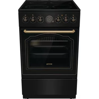 Gorenje GECS5B70CLB Brīvi stāvoša plīts Elektriskā keramiskā plīts virsma Melna