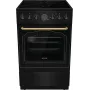 Gorenje GECS5B70CLB Brīvi stāvoša plīts Elektriskā keramiskā plīts virsma Melna
