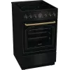 Gorenje GECS5B70CLB Brīvi stāvoša plīts Elektriskā keramiskā plīts virsma Melna