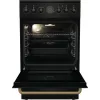 Gorenje GECS5B70CLB Brīvi stāvoša plīts Elektriskā keramiskā plīts virsma Melna