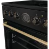 Gorenje GECS5B70CLB Brīvi stāvoša plīts Elektriskā keramiskā plīts virsma Melna