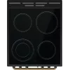 Gorenje GECS5B70CLB Brīvi stāvoša plīts Elektriskā keramiskā plīts virsma Melna