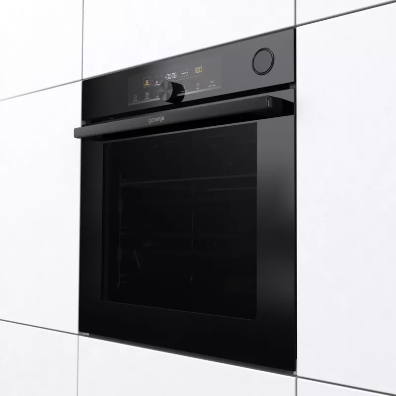 Gorenje BPSA 6747 A08BG 77 L Melna iebūvējamā elektriskā cepeškrāsns