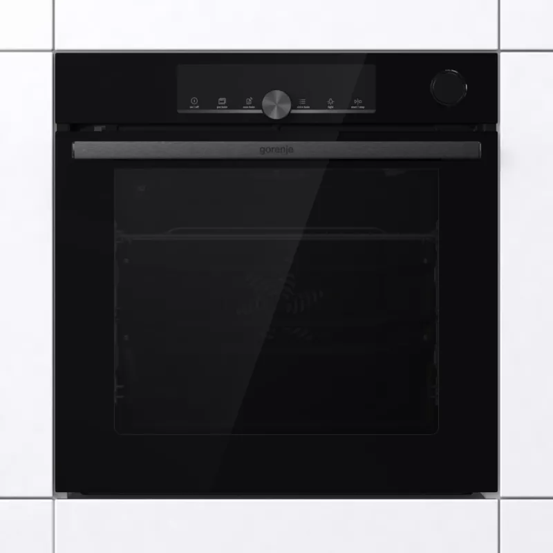 Gorenje BPSA 6747 A08BG 77 L Melna iebūvējamā elektriskā cepeškrāsns
