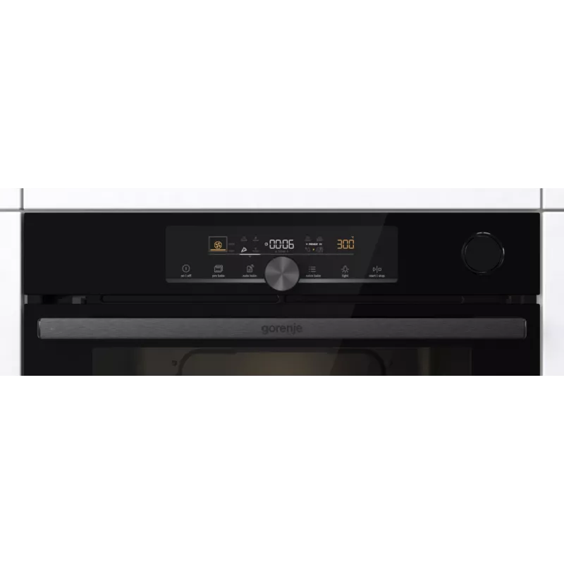 Gorenje BPSA 6747 A08BG 77 L Melna iebūvējamā elektriskā cepeškrāsns