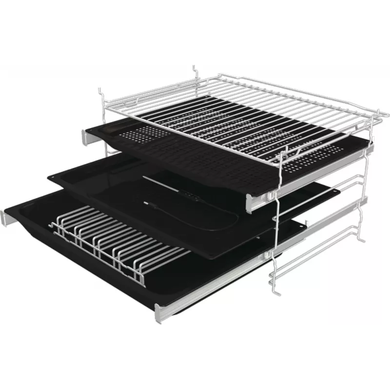 Gorenje BPSA 6747 A08BG 77 L Melna iebūvējamā elektriskā cepeškrāsns
