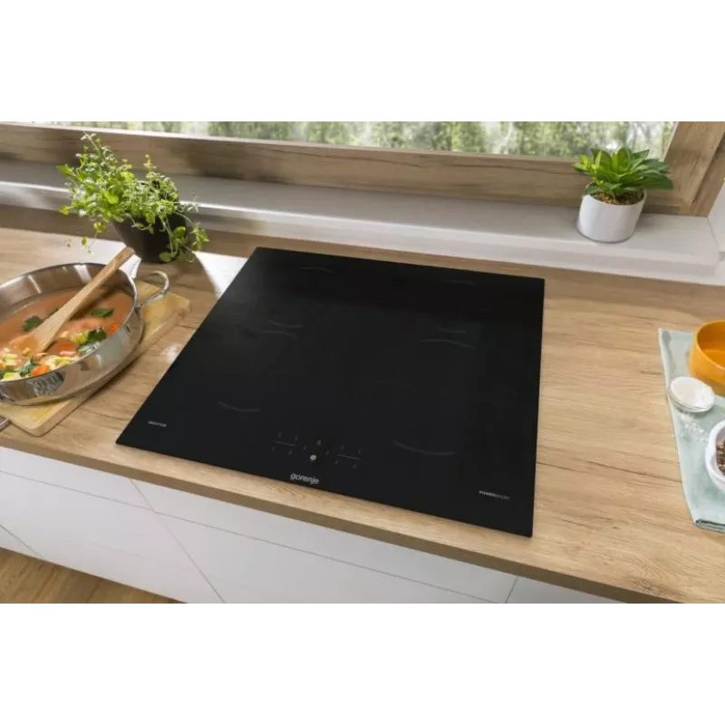 Gorenje GI601FMC Melna Iebūvējama 60 cm Zonu Indukcijas Plīts 4 Zonas
