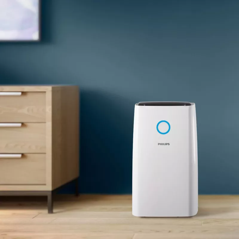 Philips 3000 sērijas DE3306/11 gaisa sausinātājs 4 L 51 dB Balts, Gaiši pelēks