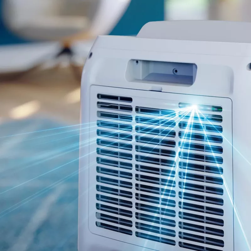 Philips 3000 sērijas DE3306/11 gaisa sausinātājs 4 L 51 dB Balts, Gaiši pelēks
