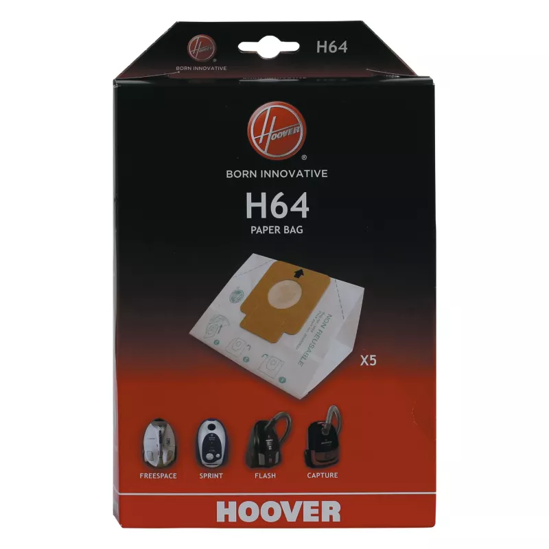 Hoover H64 BAG putekļu maisiņš cilindriskajam putekļsūcējam