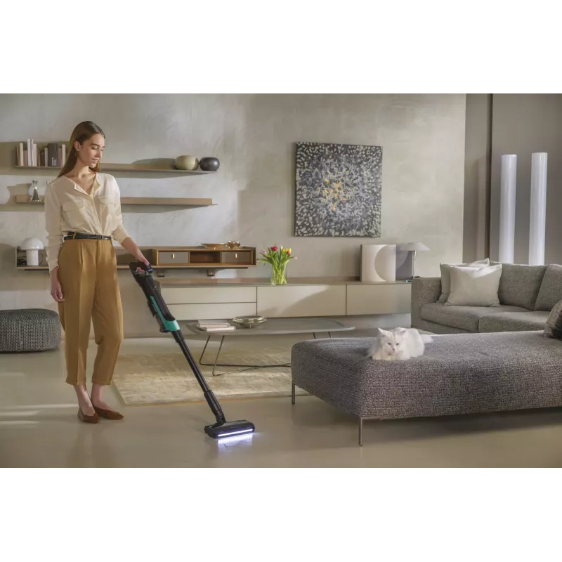 Hoover HF210P 011 2-in-1 kāta putekļsūcējs Bezmaiss EPA 165 W Tirkīzzils