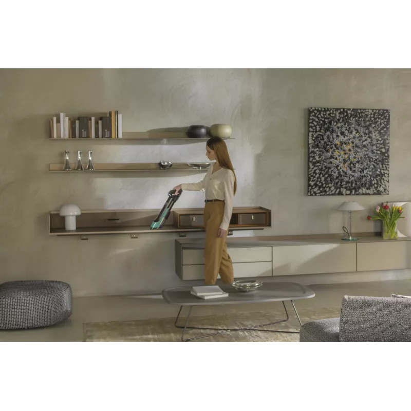 Hoover HF210P 011 2-in-1 kāta putekļsūcējs Bezmaiss EPA 165 W Tirkīzzils