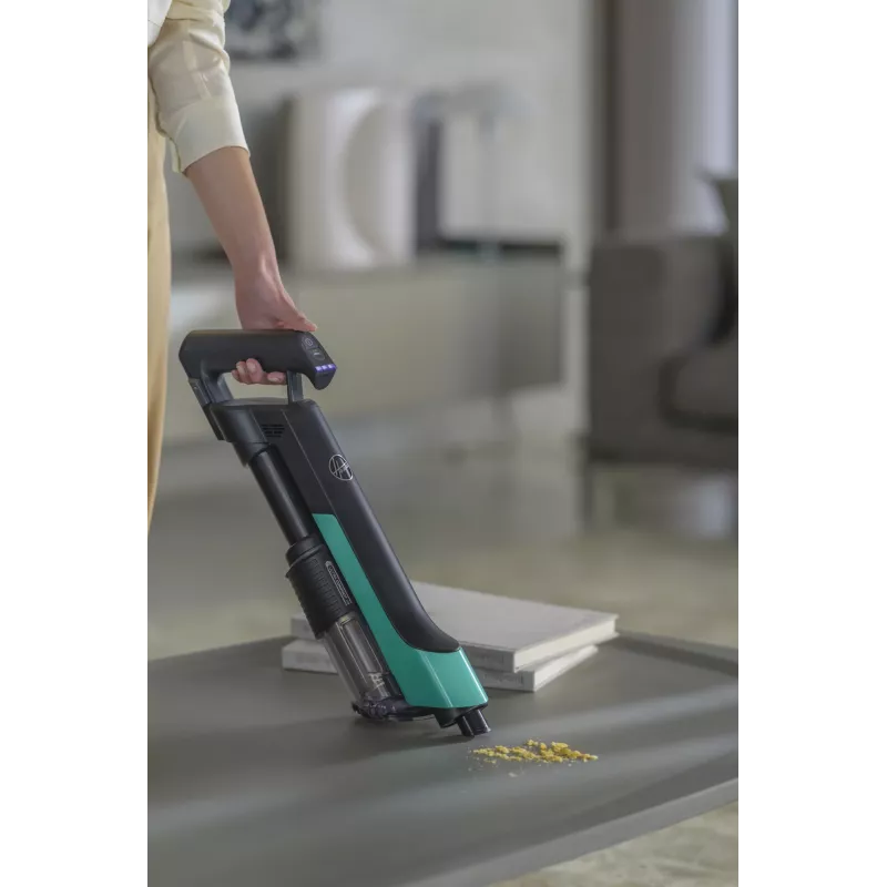 Hoover HF210P 011 2-in-1 kāta putekļsūcējs Bezmaiss EPA 165 W Tirkīzzils