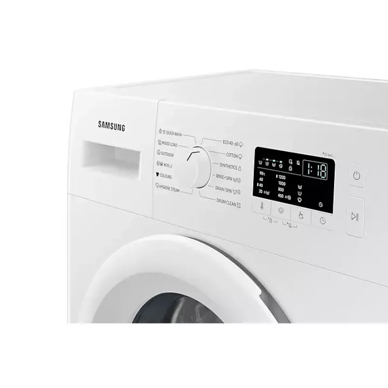 Samsung WW60A3120WE/LE veļas mašīna, priekšējā ielāde, 6 kg, 1200 RPM, balta