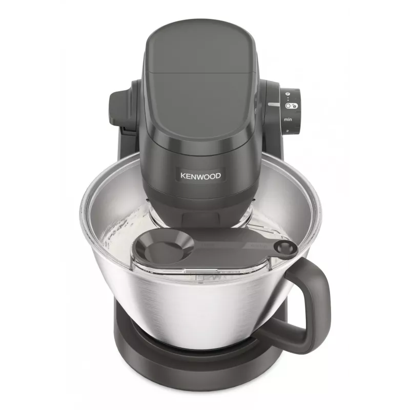 Virtuves kombains Kenwood KHC30.070GY — 1000 W, 4,3 L nerūsējošā tērauda bļoda, rotācijas vadība, pelēks