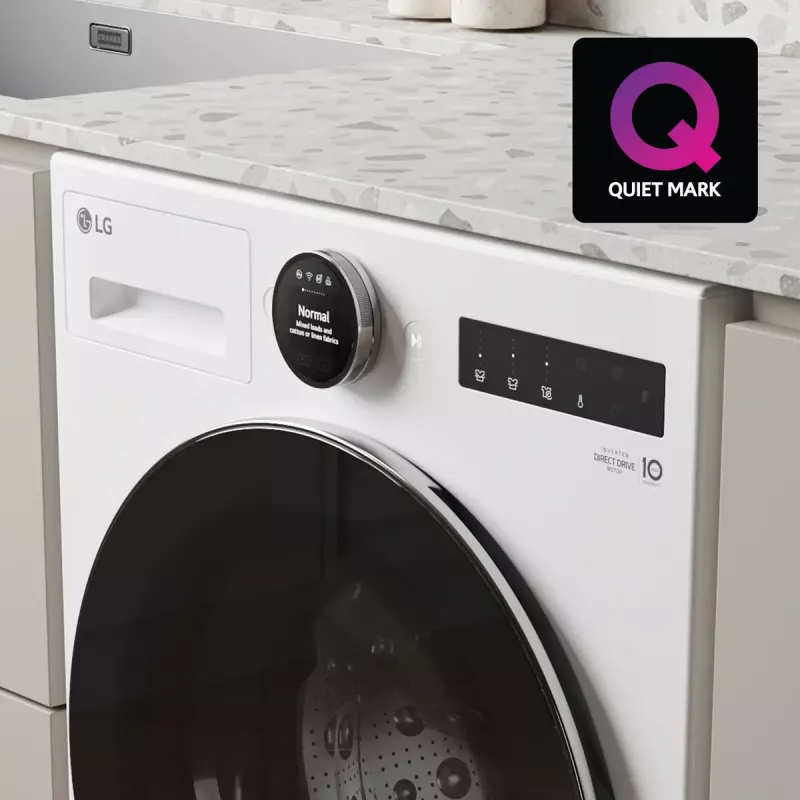 LG F4X7011TWS Priekšējās ielādes veļas mazgājamā mašīna 11 kg 1400 apgr./min Balta