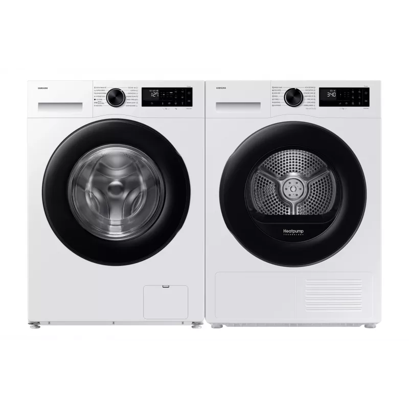Samsung DV90DG52A0AELE veļas žāvētājs Brīvstāvošs Priekšējā ielāde 9 kg Balts
