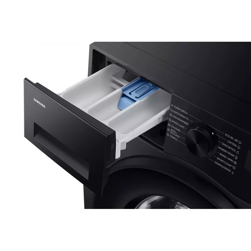 Samsung WW90DG5G34ABLE veļas mazgājamā mašīna, priekšējā ielāde, 9 kg, 1400 apgr./min, melna