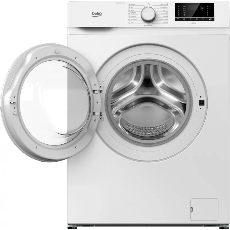 Beko B1WFK2604WEE veļas mazgājamā mašīna Priekšējā ielāde 6 kg 1000 RPM Balta