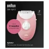 Braun Silk-épil 3 3-176 epilators ar 3 papildierīcēm, Rozā, Balta, 20 pincetes, Skūšana, AC, 100 - 240 V, 50 - 60 Hz