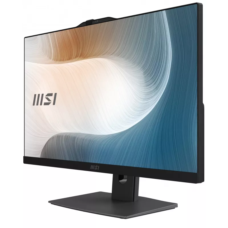 MSI Modern AM242P 1M-1223EU All-in-One dators Intel Core 5 120U 60,5 cm (23,8 collas) 1920 x 1080 pikseļi 8 GB DDR5-SDRAM 512 GB SSD Windows 11 Pro Wi-Fi 6E (802.11ax) Melns