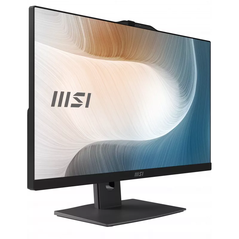 MSI Modern AM242P 1M-1223EU All-in-One dators Intel Core 5 120U 60,5 cm (23,8 collas) 1920 x 1080 pikseļi 8 GB DDR5-SDRAM 512 GB SSD Windows 11 Pro Wi-Fi 6E (802.11ax) Melns