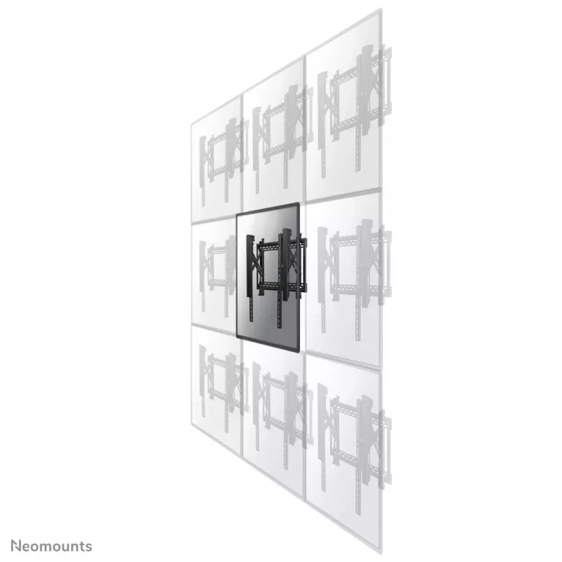 Neomounts LED-VW2500BLACK1 videowall stiprinājums, 70 kg, 32 inch-75 inch, VESA 200x200 līdz 600x600 mm