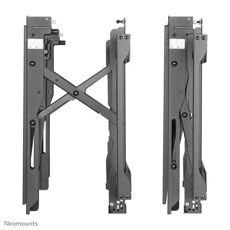 Neomounts LED-VW2500BLACK1 videowall stiprinājums, 70 kg, 32 inch-75 inch, VESA 200x200 līdz 600x600 mm