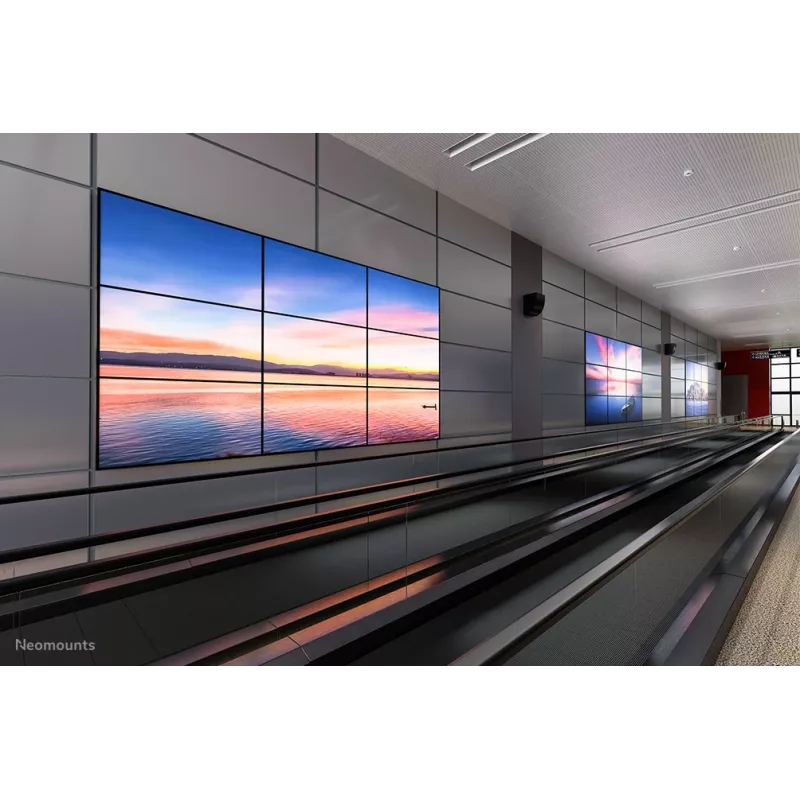 Neomounts LED-VW2500BLACK1 videowall stiprinājums, 70 kg, 32 inch-75 inch, VESA 200x200 līdz 600x600 mm