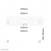Neomounts LED-W040 TV stiprinājums pie sienas 23-52 collas - ultraplakans