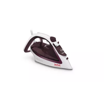 Tefal EasyGliss Plus FV5714 gludeklis sausai un tvaika gludināšanai, Durilium zole, 2400 W, bordo, balts