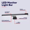 Galda lampa Trust Shyne Ar iebūvētu LED Melna USB barošana 70mm augstums