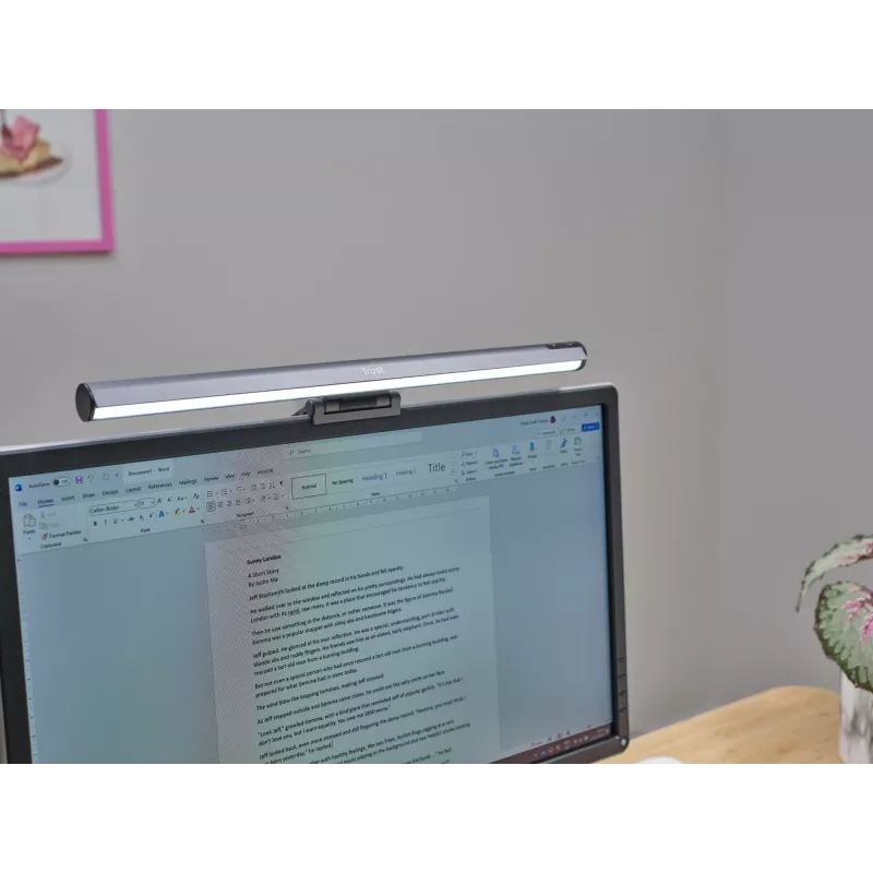 Galda lampa Trust Shyne Ar iebūvētu LED Melna USB barošana 70mm augstums